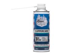 The Shave Factory Clipper Spray 3 en 1 Clippercare para barberos - Solución de lubricación, refrigeración y limpieza de grado profesional para un rendimiento óptimo de la cortadora