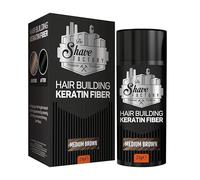 The Shave Factory Fibras Capilares de Queratina 21 gramos (Marrón Medio) Hair Building Keratin Fiber Medium Brown