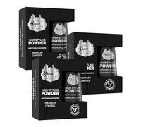 The Shave Factory Polvo de peinado - matificante y voluminoso para una textura, volumen y acabado mate incomparables - perfecto para cualquier look y tipo de cabello (20 g (paquete de 3)