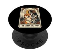The Shiba Inu Mom Tarot Card PopSockets PopGrip Adhesivo