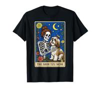 The Shih Tzu Mom Tarot Card Carta del Tarot Perro Camiseta