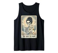 The Shih Tzu Mom Tarot Card Carta del Tarot Perro Camiseta sin Mangas