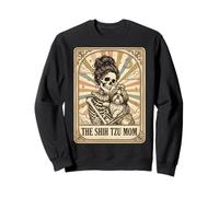 The Shih Tzu Mom Tarot Card Carta del Tarot Perro Sudadera