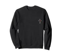 The Shine Red Heart Silver Cross Sudadera