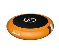 The Shrunks Inflatable 2-in-1 Safety Trampoline Pool Portable Indoor or Outdoor Use, Orange, 72 x 72 Inches by The Shrunks