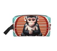 The Silent Monkey - Neceser de viaje de gran capacidad para organizar artículos de tocador y objetos pequeños, adecuado para viajes diarios y gimnasio