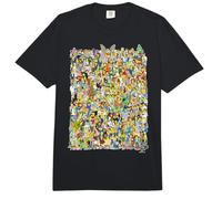 The Simpsons All of Springfield Complete Cast of Characters Comfort Colors Adult Heavyweight T-Shirt