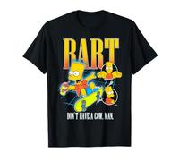 The Simpsons Bart Don't Have A Cow Man Skateboarding Montage Camiseta