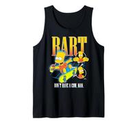 The Simpsons Bart Don't Have A Cow Man Skateboarding Montage Camiseta sin Mangas