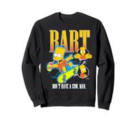 The Simpsons Bart Don't Have A Cow Man Skateboarding Montage Sudadera
