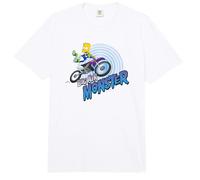 The Simpsons Bart Simpson Big Air Monster Motocross C2 Comfort Colors Adult Heavyweight T-Shirt