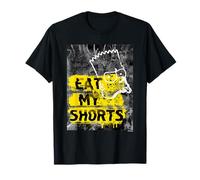 The Simpsons Bart Simpson Eat My Shorts Graffiti Camiseta