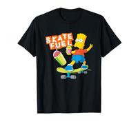 The Simpsons Bart Simpson Skate Fuel Skateboard Squishee Camiseta
