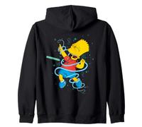 The Simpsons Bart Simpson Space Rave Dance Party Birthday Sudadera con Capucha