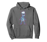 The Simpsons Bart Simpson Way in Trouble X-Ray Sudadera con Capucha, Unisex para Adultos, Asfalto, XXL