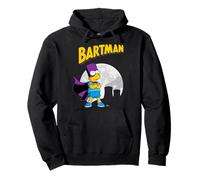 The Simpsons Bartman In Front of Moon & Power Plant Outline Sudadera con Capucha