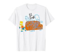 The Simpsons El Barto Bart Graffiti of Family On Sofa Camiseta