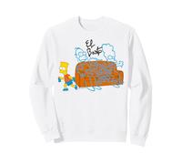 The Simpsons El Barto Bart Graffiti of Family On Sofa Sudadera