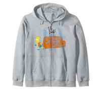 The Simpsons El Barto Bart Graffiti of Family On Sofa Sudadera con Capucha