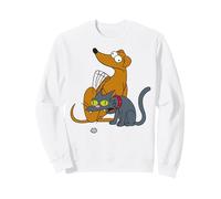 The Simpsons Family Pets Snowball II & Santa's Little Helper Sudadera