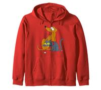 The Simpsons Family Pets Snowball II & Santa's Little Helper Sudadera con Capucha