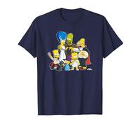 The Simpsons Family Treehouse of Horror Halloween Camiseta, Hombre, Azul Marino, L