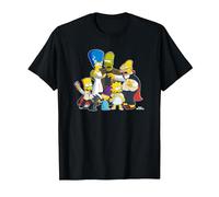 The Simpsons Family Treehouse of Horror Halloween Camiseta, Hombre, Negro, XL