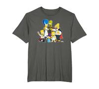 The Simpsons Family Treehouse of Horror Halloween Camiseta, Hombre Tallas Grandes, Asfalto, 6X Alto
