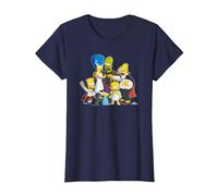 The Simpsons Family Treehouse of Horror Halloween Camiseta, Mujer, Azul Marino, XXL