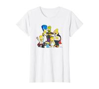 The Simpsons Family Treehouse of Horror Halloween Camiseta, Mujer, Blanco, L