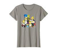 The Simpsons Family Treehouse of Horror Halloween Camiseta, Mujer, Pizarra, XL