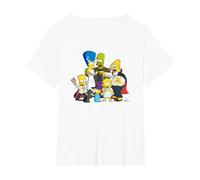 The Simpsons Family Treehouse of Horror Halloween Camiseta, Mujer Tallas Grandes, Blanco, 3XL Grande
