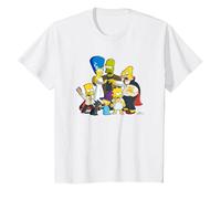 The Simpsons Family Treehouse of Horror Halloween Camiseta, Niños, Blanco, 3 años
