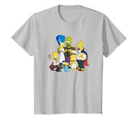 The Simpsons Family Treehouse of Horror Halloween Camiseta, Niños, Plata, 8 años