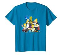 The Simpsons Family Treehouse of Horror Halloween Camiseta, Niños, Zafiro, 12 años