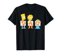 The Simpsons Father's Day Bart Lisa Maggie Dad Birthday Gift Camiseta