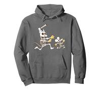 The Simpsons Halloween Itchy & Scratchy Skeleton Chase Sudadera con Capucha, Unisex para Adultos, Asfalto, M