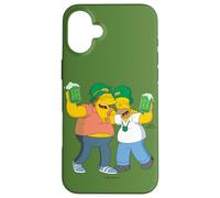 The Simpsons Homer and Barney Cheers to St. Patrick’s Day Carcasa para iPhone 16 Plus