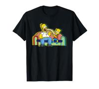 The Simpsons Homer and Bart Sandwich Pop Art Couch Gag Camiseta