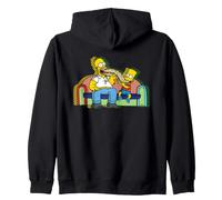 The Simpsons Homer and Bart Sandwich Pop Art Couch Gag Sudadera con Capucha