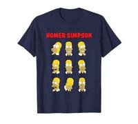 The Simpsons Homer Expressions Poster Camiseta