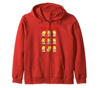 The Simpsons Homer Expressions Poster Sudadera con Capucha
