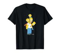 The Simpsons Homer Lisa Bart and Maggie Play Camiseta