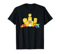 The Simpsons Homer Lisa Bart and Maggie Portrait Camiseta