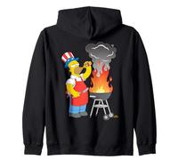The Simpsons Homer Simpson 4th of July Beer & BBQ Cookout Sudadera con Capucha