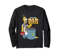 The Simpsons Homer Simpson I've Got Dad Skills Father's Day Manga Larga