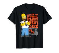 The Simpsons Homer Simpson Just an Ordinary Blue Collar Slob Camiseta