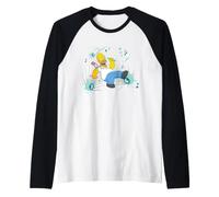 The Simpsons Homer Simpson Space Rave Dance Party Birthday Camiseta Manga Raglan