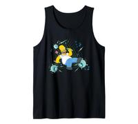 The Simpsons Homer Simpson Space Rave Dance Party Birthday Camiseta sin Mangas