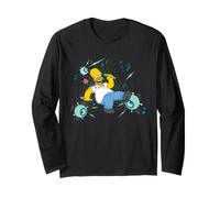 The Simpsons Homer Simpson Space Rave Dance Party Birthday Manga Larga